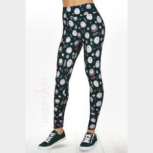 Living on the Hedge - Hedgehogs Wide Band Printed FeatherSoft Women's Leggings O